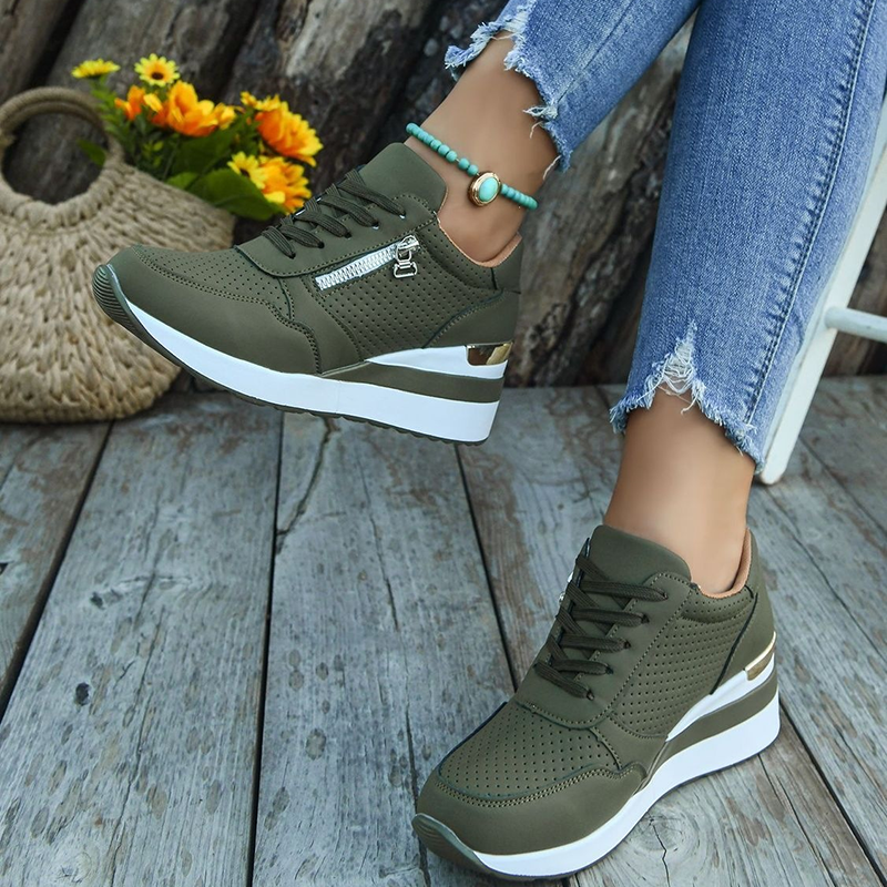Women's Hidden Wedge Platform Sneakers