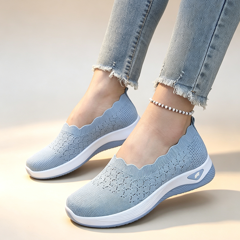 Women's Breathable Knit Walking Shoes