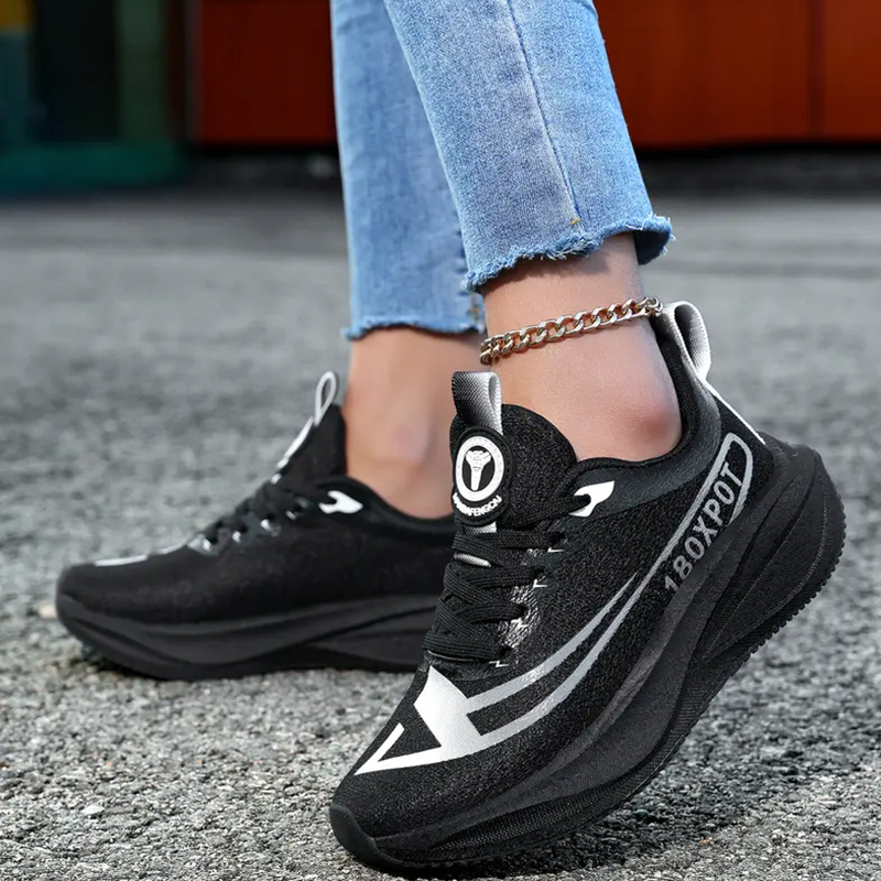 Breathable mesh gradient sneakers