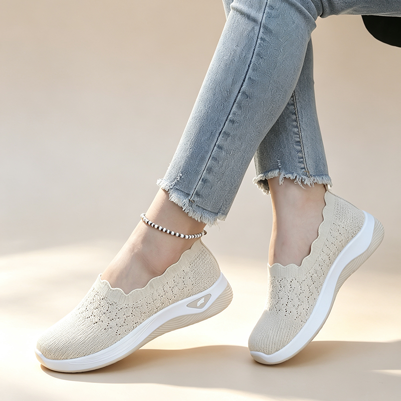 Women's Breathable Knit Walking Shoes