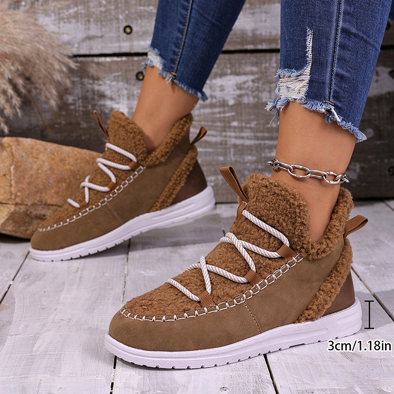 Fleece Lined Winter Snow Boots