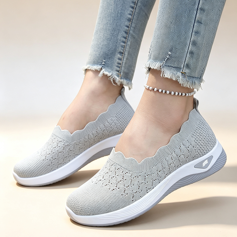 Women's Breathable Knit Walking Shoes