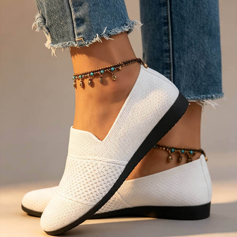 Women's Breathable and Comfortable Walking Flats
