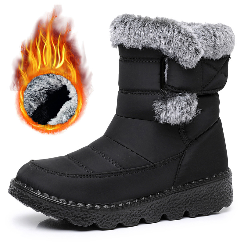 Women's Waterproof Quilted Snow Boots