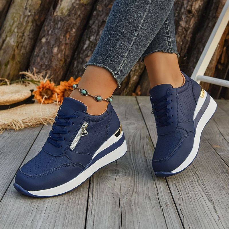 Women's Hidden Wedge Platform Sneakers