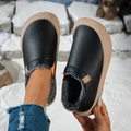 Women's Fleece-Lined Slip-On Winter Mules