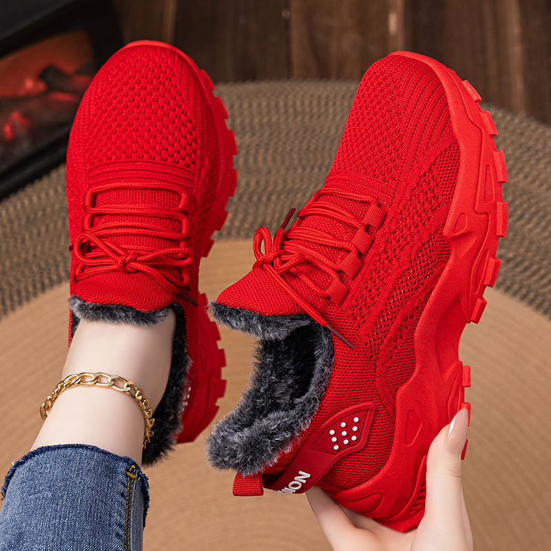 Fleece Lined Chunky Winter Sneakers