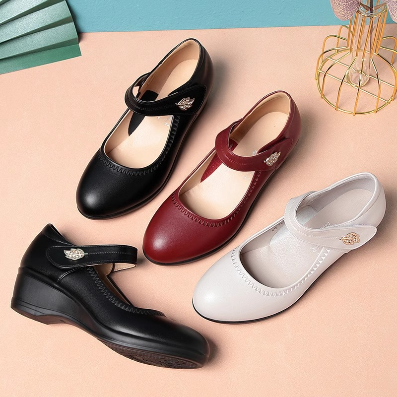 Women's Wedge Heel Mary Jane Shoes