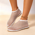 Crystal Cutout Sandals