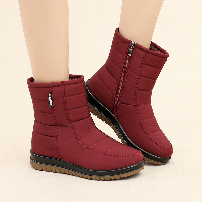 Women's Fleece-Lined Waterproof Snow Boots
