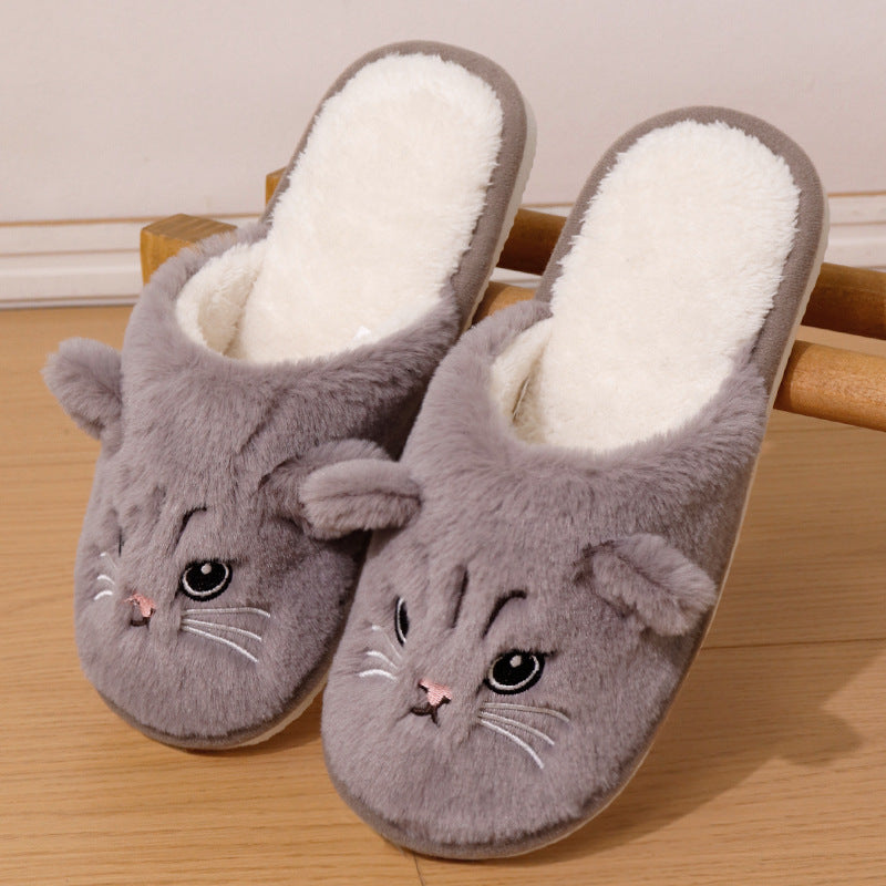 Women's Warm Cat Slippers