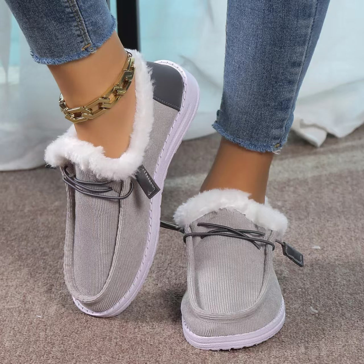 Women's Warm Plush-Lined Shoes