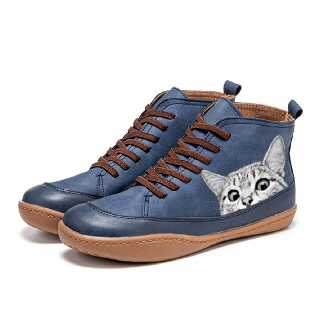 Women's Vintage Cat Boots
