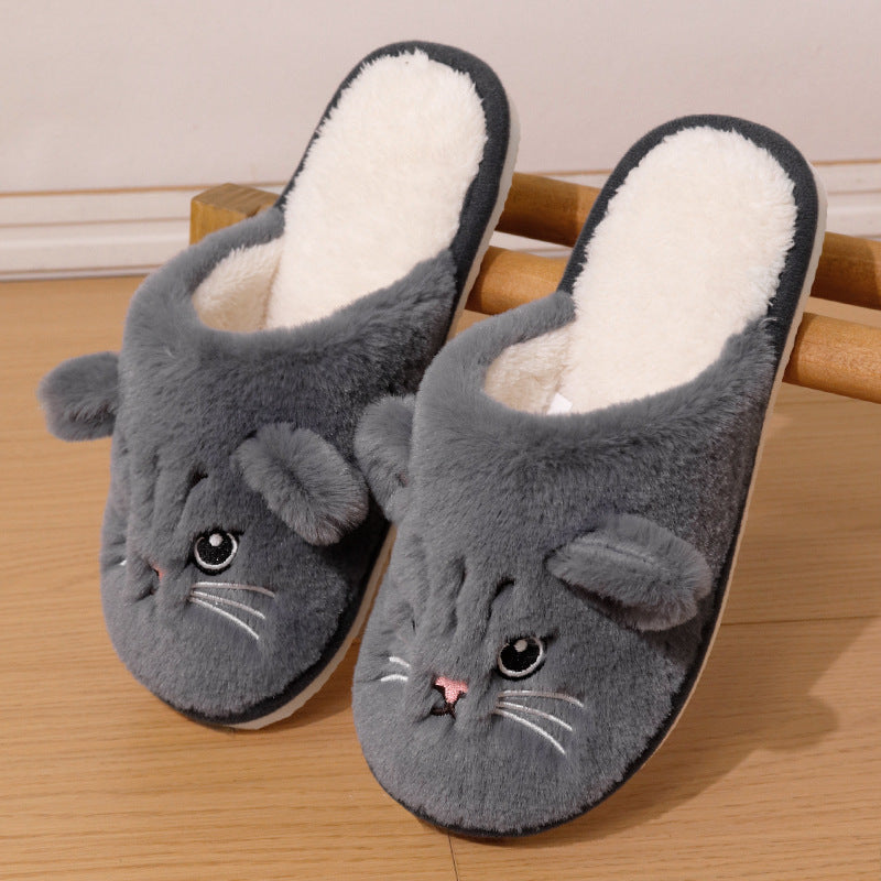Women's Warm Cat Slippers