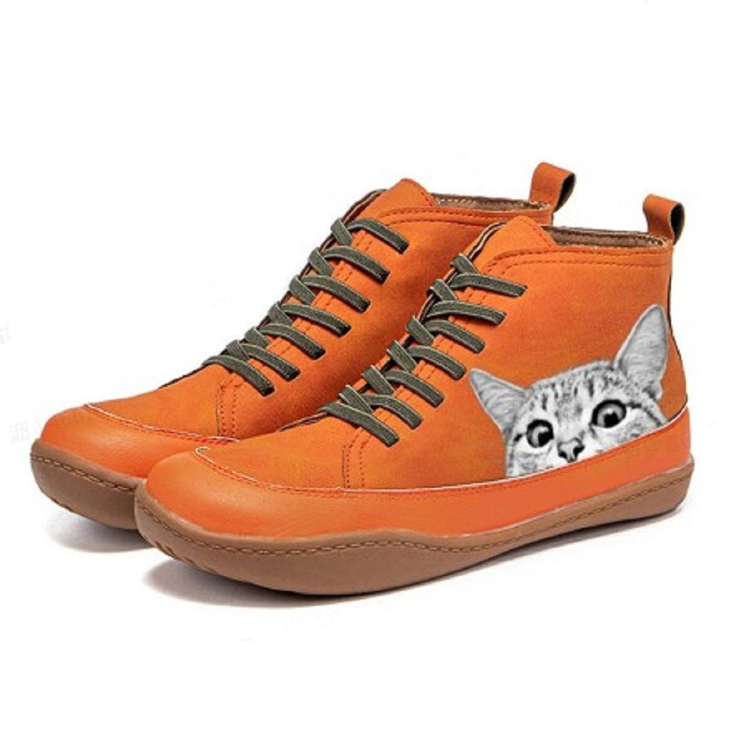 Women's Vintage Cat Boots