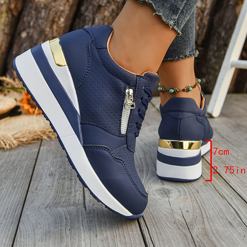 Women's Hidden Wedge Platform Sneakers