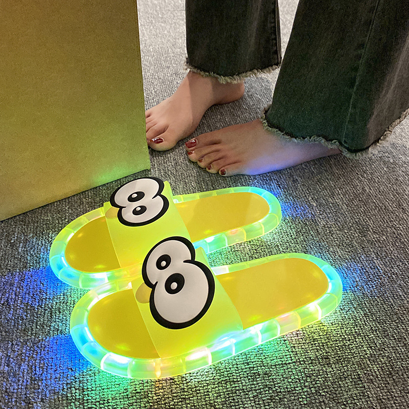 Women's Cute Cartoon Light-Up Slippers