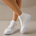 Women's Quilted High-Top Casual Shoes