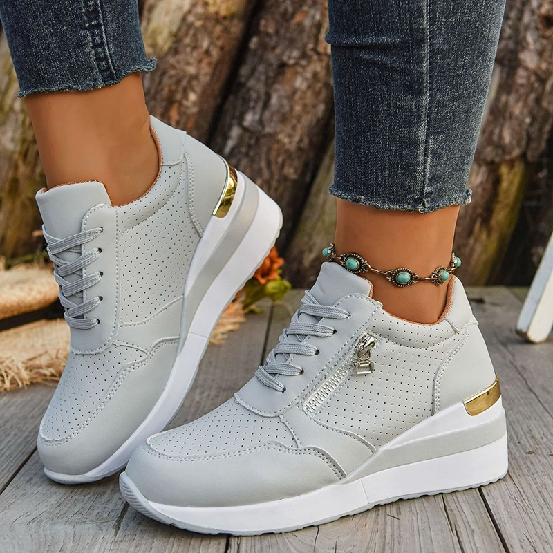 Women's Hidden Wedge Platform Sneakers