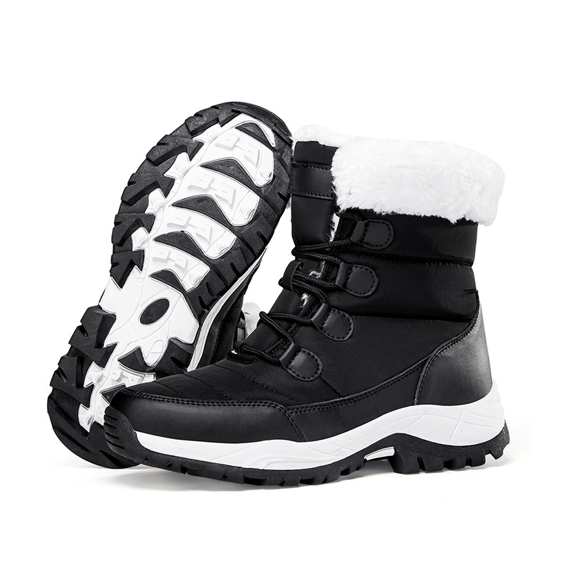 Women's Mid-Calf Winter Boots with Warm Fleece Lining