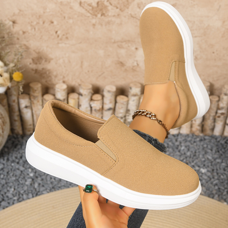 Women's Platform Slip-On Casual Walking Shoes