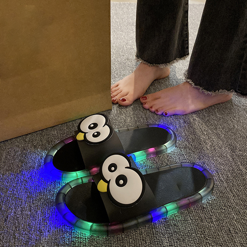 Women's Cute Cartoon Light-Up Slippers
