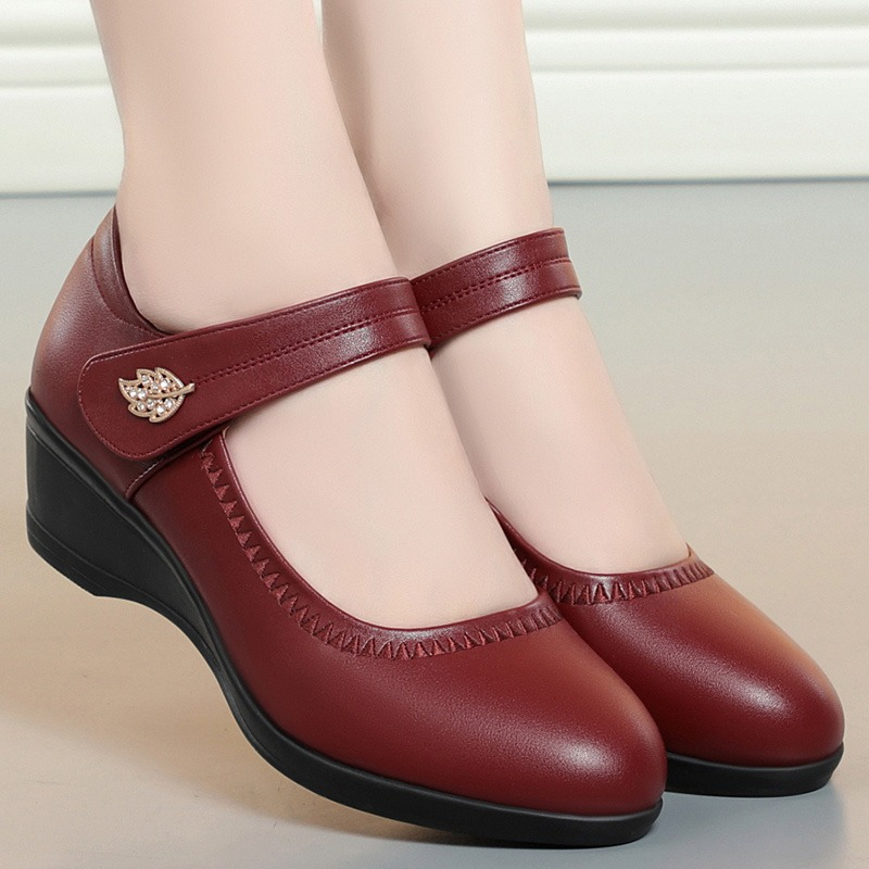 Women's Wedge Heel Mary Jane Shoes