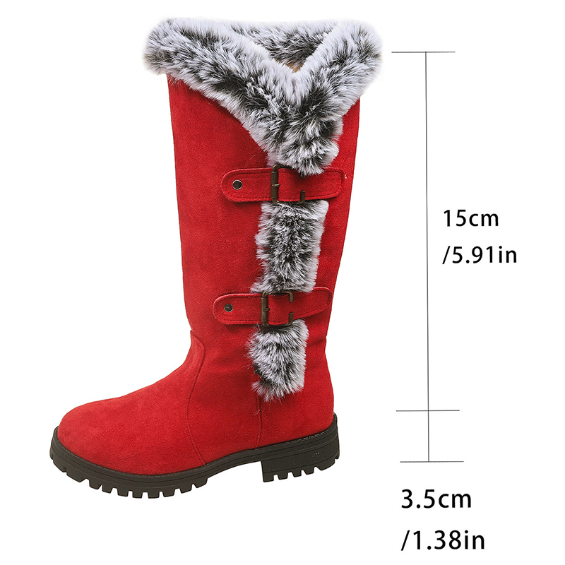 Women's tall winter snow boots