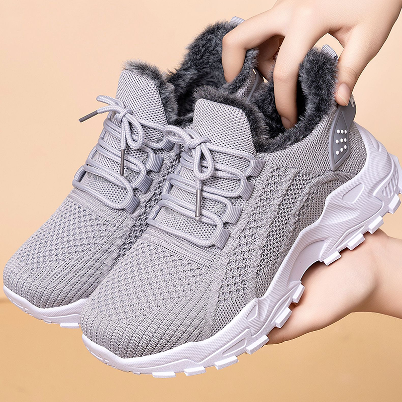 Fleece Lined Chunky Winter Sneakers