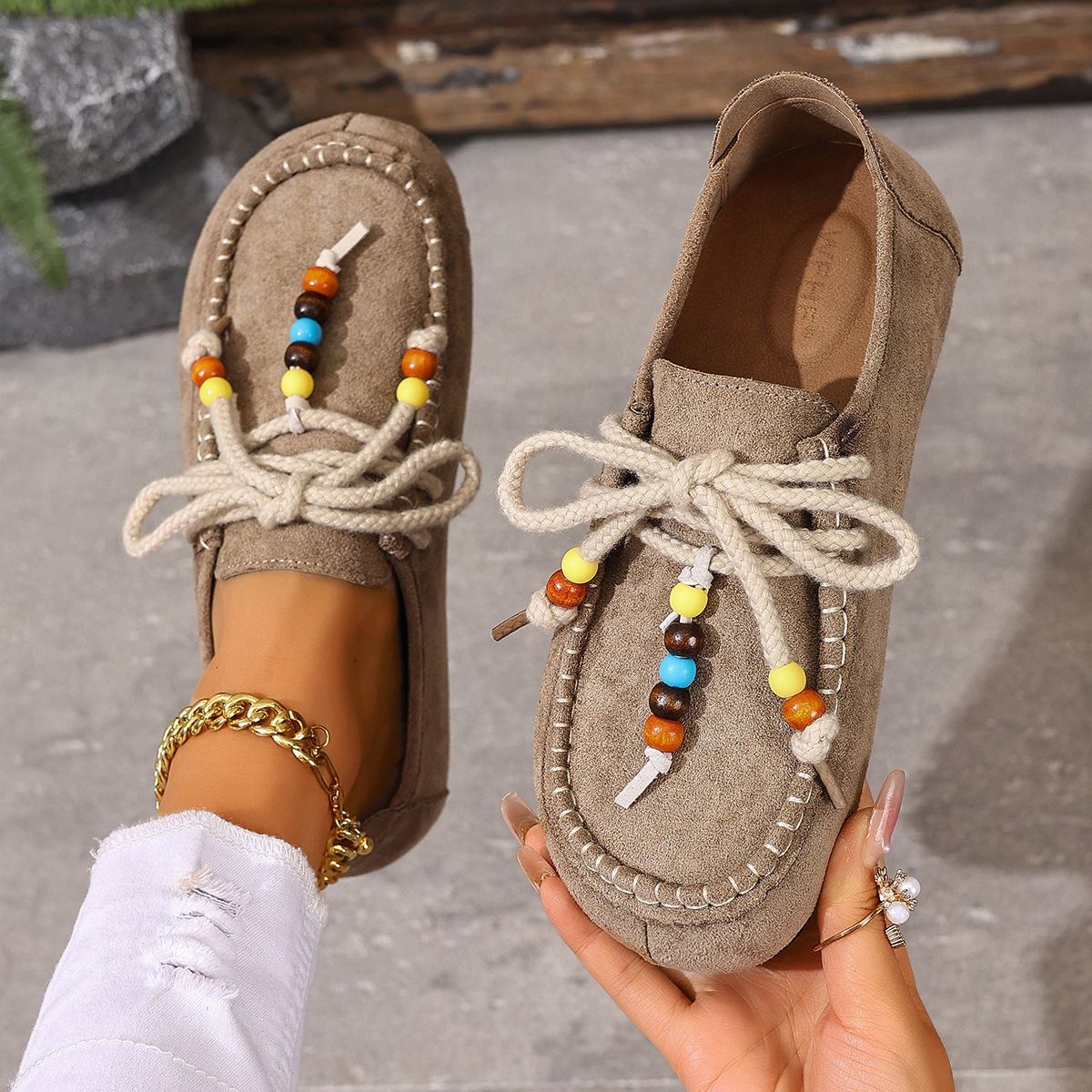 Women's Boho Vintage Flat Shoes