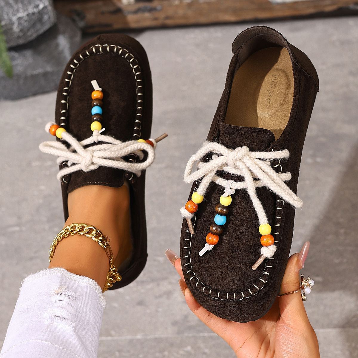 Women's Boho Vintage Flat Shoes
